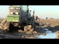 Extreme mud conditions  john deere 8200t sound  lemken  italy 2014