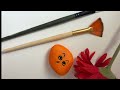 First time i tried stone art and teddy in stone #art #stoneart #stone #acrylicpainting #youtube