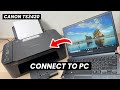 Canon pixma ts3420 printer how to connect to pc computer wifi setup