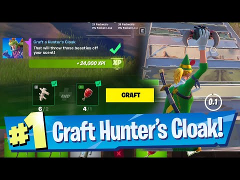 Craft a Hunter's Cloak Guide - Fortnite