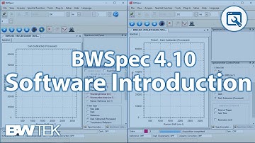B&W Tek - BWSpec 4.10 Software Introduction