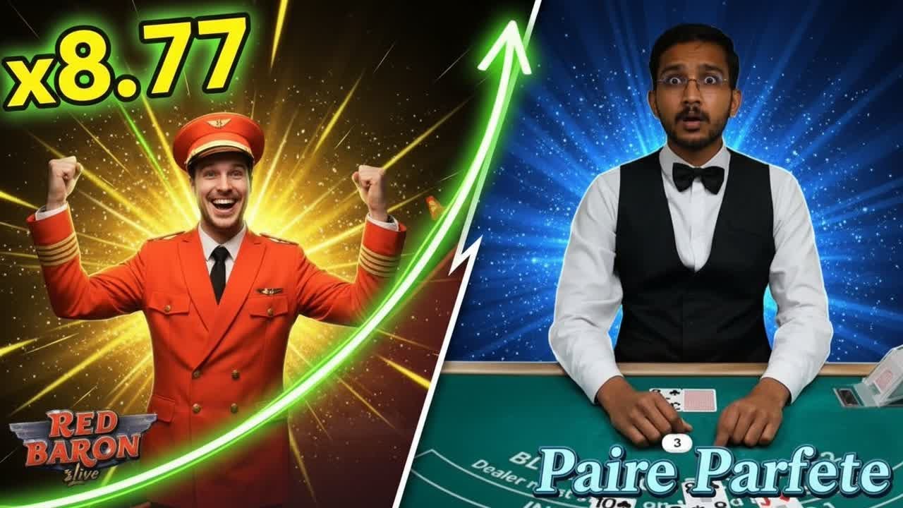 L'AVION QUI NOUS REGALE PUIS UNE SESSION DE BLACKJACK INCROYABLE