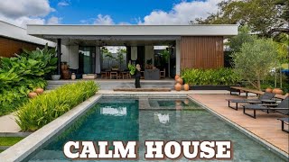 Calm House | Tropical House Model Combined With Large Swimming Pool | Architects & Design