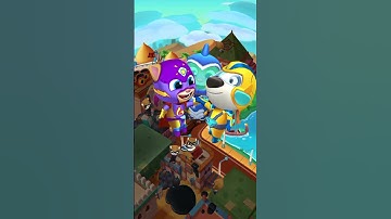 Talking Tom Hero Dash Super Heroes Chasing RakoonZ - Reversed Funny Moments Android iOS Gameplay