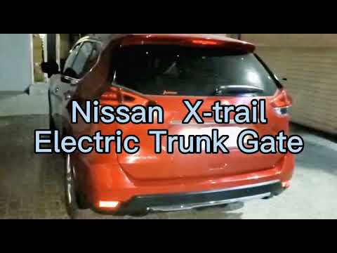 Nissan X-trail trunk gate upgrade