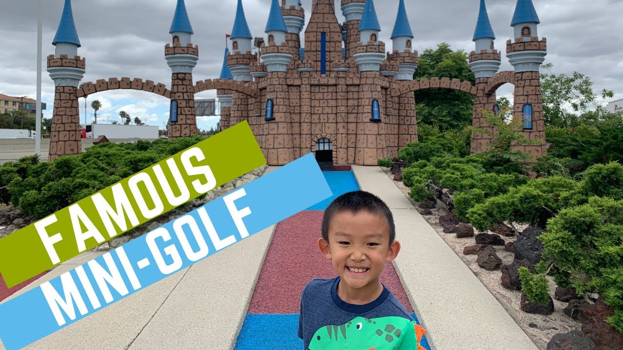 Playing a FAMOUS MINI GOLF Course featured in the MOVIES!