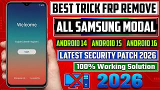 How To Remove Frp Lock Samsung Without Pc |Android 14/15/16| Latest Security Patch 2026|100% Working Net Worth