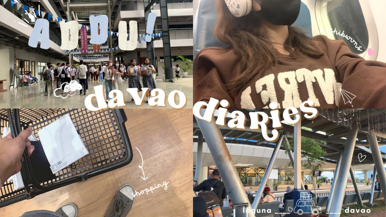 davao diaries 📓: moving to davao, days in my life as an addu shs student, shopping + new hair ! 💙🦅🚐