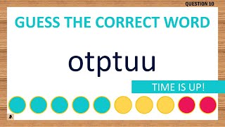 [Scrambled Word Game] Can You Unscramble These Words? 6 Letters