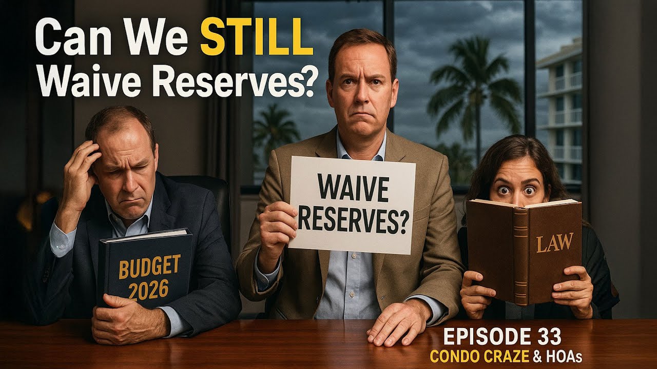 Can Florida Condos Still Waive Reserves?