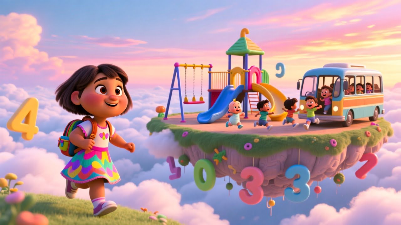 Завораживающее автобусное приключение с малышом 🚌🌙 | Увлекательное обучение для детей | Транспорт...