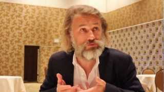 Christoph Waltz Interview Comic-Con 2012