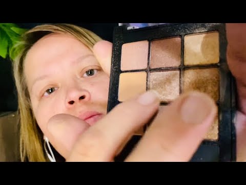ASMR 💄 Makeup on Lens with Camera Touching, Blending, & Brushing Tingles