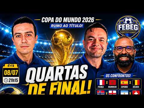 Video QUARTAS DE FINAL DA COPA! QUEM TEM MAIS CHANCE DE SER CAMPEÃO?
