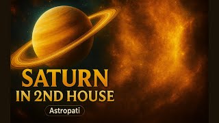 Saturn in the 2nd House - True Meaning, Wealth Karma & Family Impact | Astropati
