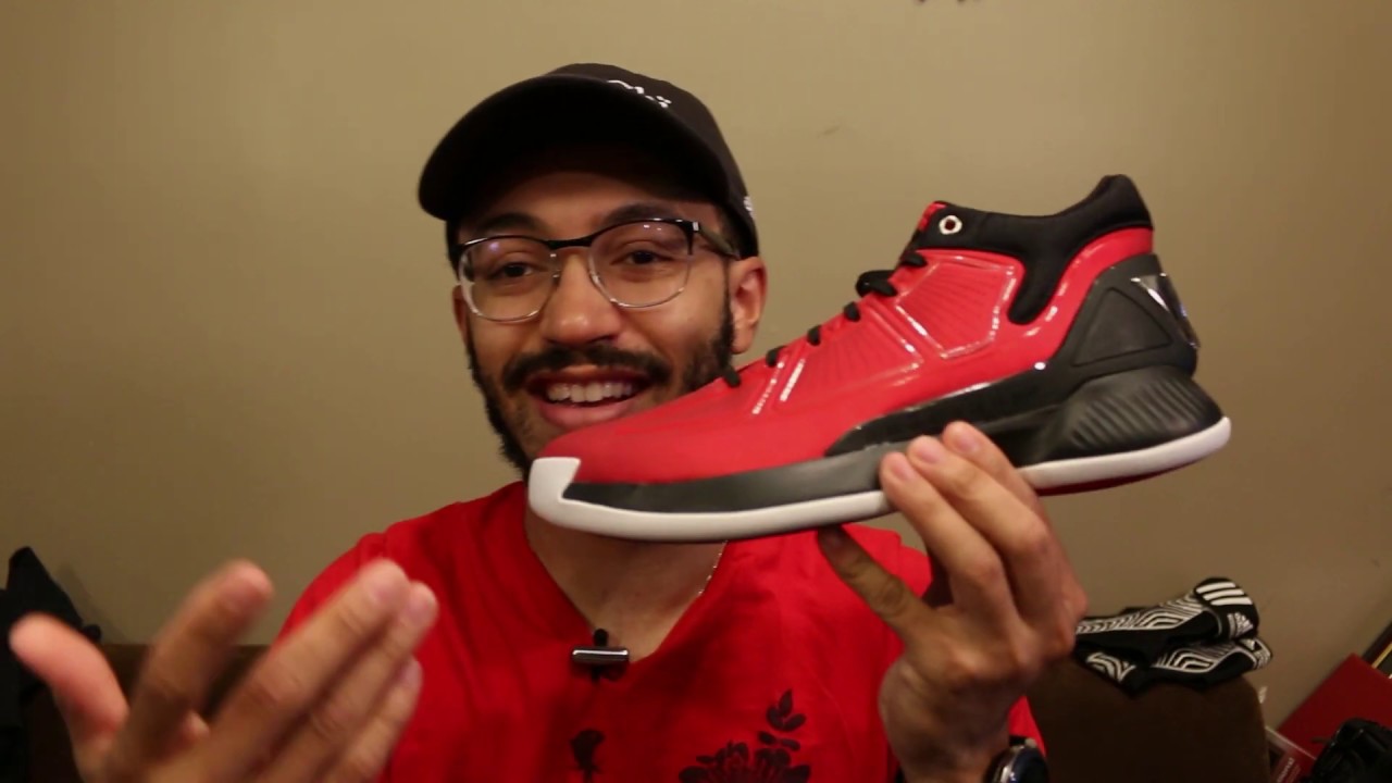 Adidas D Rose 10 Brenda Detailed Look and Review - YouTube