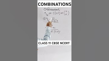 PERMUTATION AND COMBINATION CLASS 11 CBSE NCERT |#maths #class11 #ncert #shortsfeed #trendingshorts