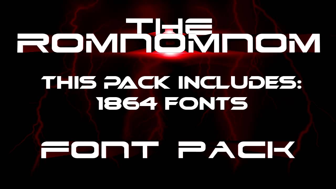 Huge Font Pack