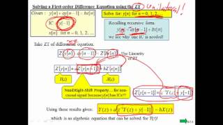EECE 301 NS 32 DT ZT to Solve DE with ICs