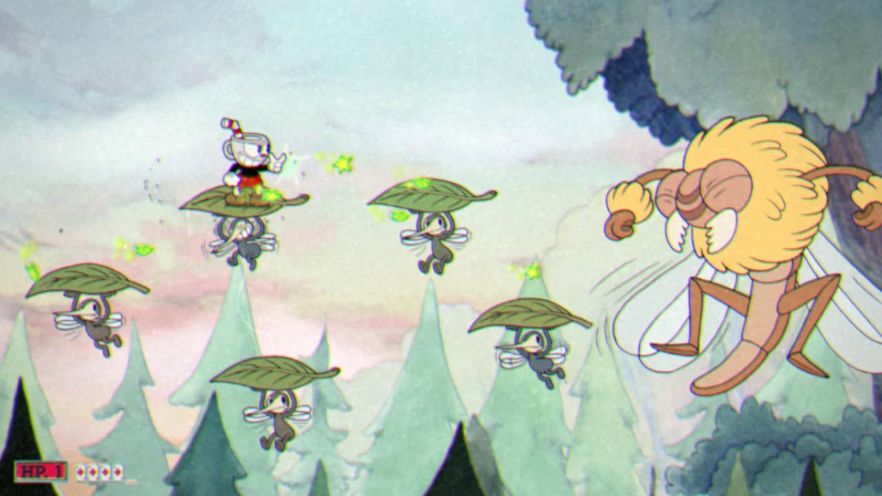 Cuphead Jefe de nivel 2 TREETOP TROUBLE Run & Gun YouTube