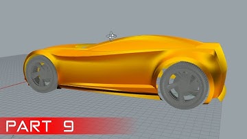 #443 concept car quick modeling - vehicle 041 - 4x timelapse - part 09