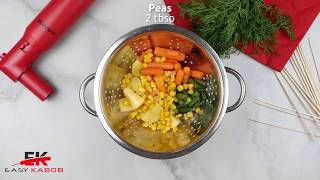 Vegan Kebabs Using The Easy Kabob Maker