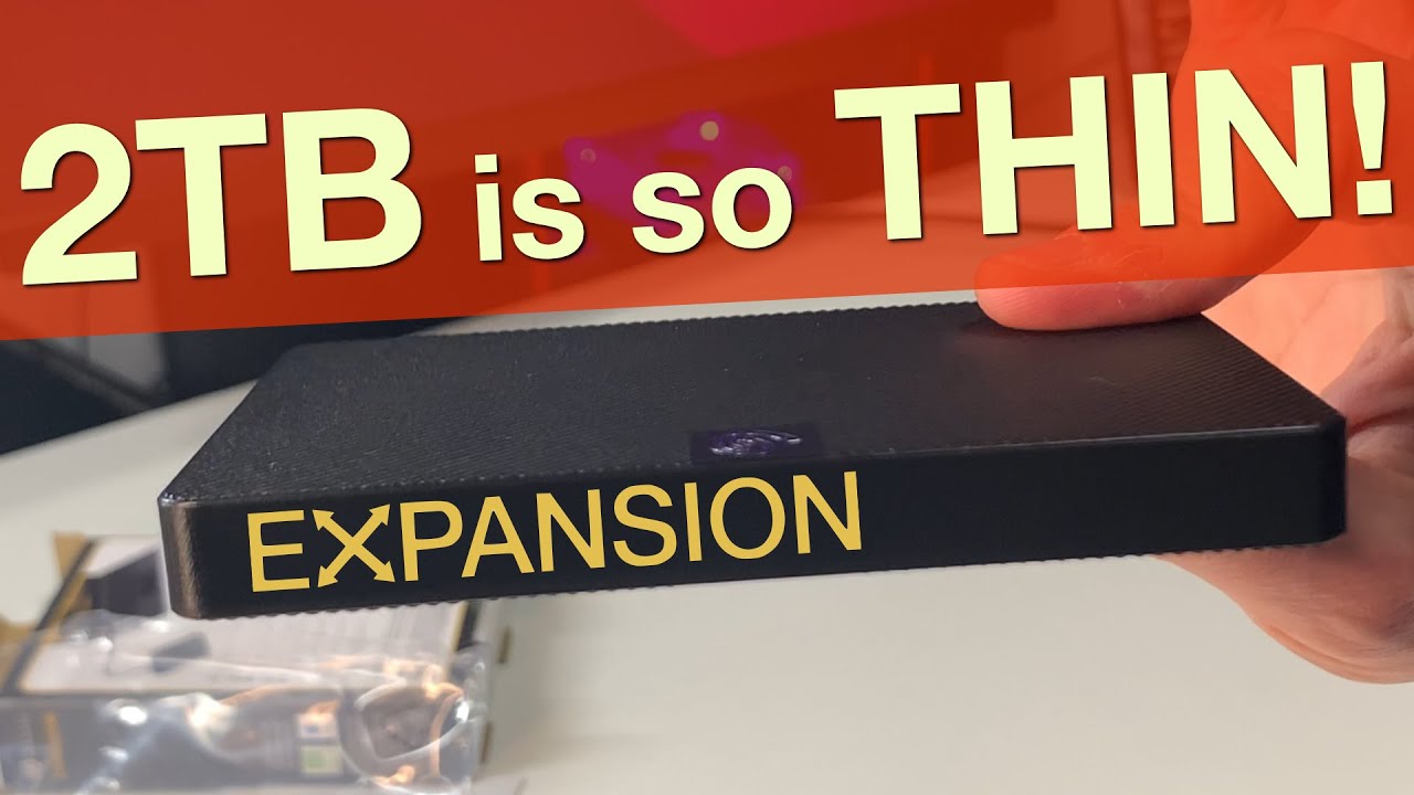 The one with Seagate Expansion Portable 2TB Compared With 5TB in