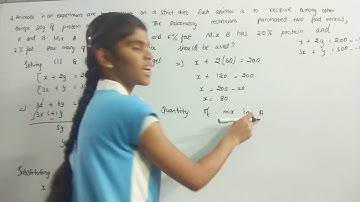 Pair of linear equations in two variables / sum no.2(optional exercise)