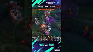 UPSET COMES UP HUGE #leagueoflegends #lec #lolesports