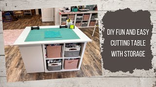 How to make a DIY Cutting/ Crafting Table in 10 Minutes