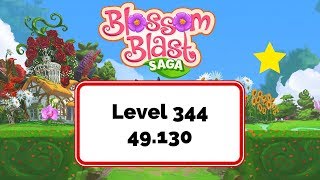 Blossom Blast Saga Level 344 - No Boosters