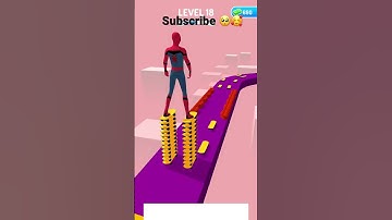 Spiderman Skater Stacker gameplay walkthrough | android, iOS mobile | all Level | #shorts games