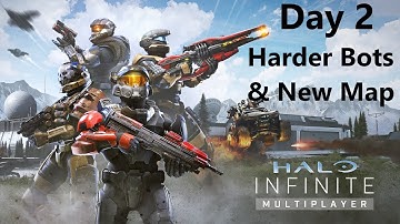 Halo Infinite Day 2 Live Stream. New Map and Bots are Here!