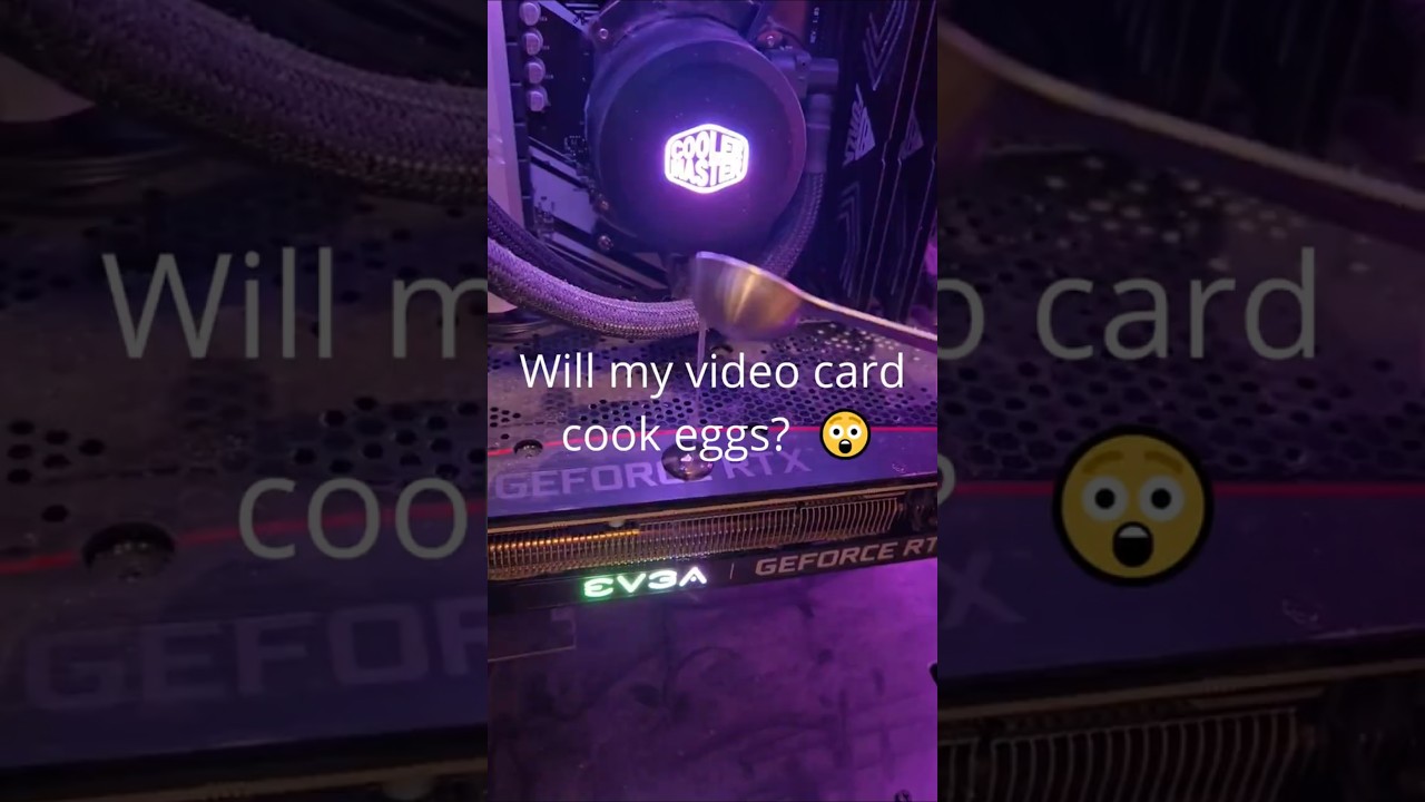 Can a GPU Get Hot Enough to Cook an Egg?🍳