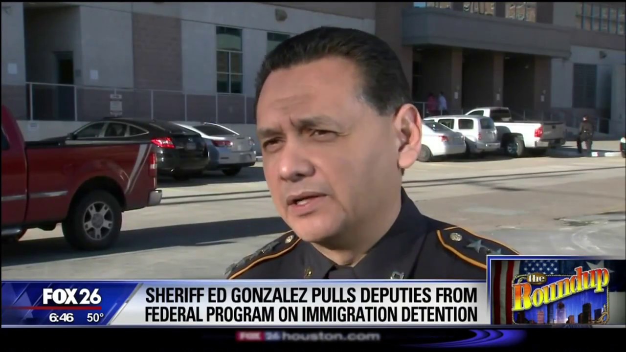 Sheriff Ed Gonzales pulls out of 287G program; says he does not have the resources to stay in