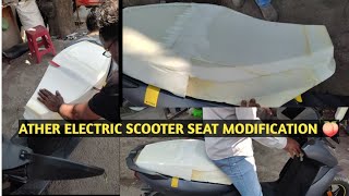 ATHER electric scooter seat modification | Ather bike comfortable seat screenshot 3