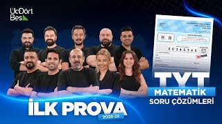 Üçdörtbeş Yayinlari Türki̇ye Geneli̇ İlk Prova Kasim 2025 - Matemati̇k