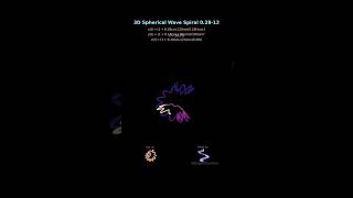 3D Spherical Wave Spiral 0.28-12 #shorts