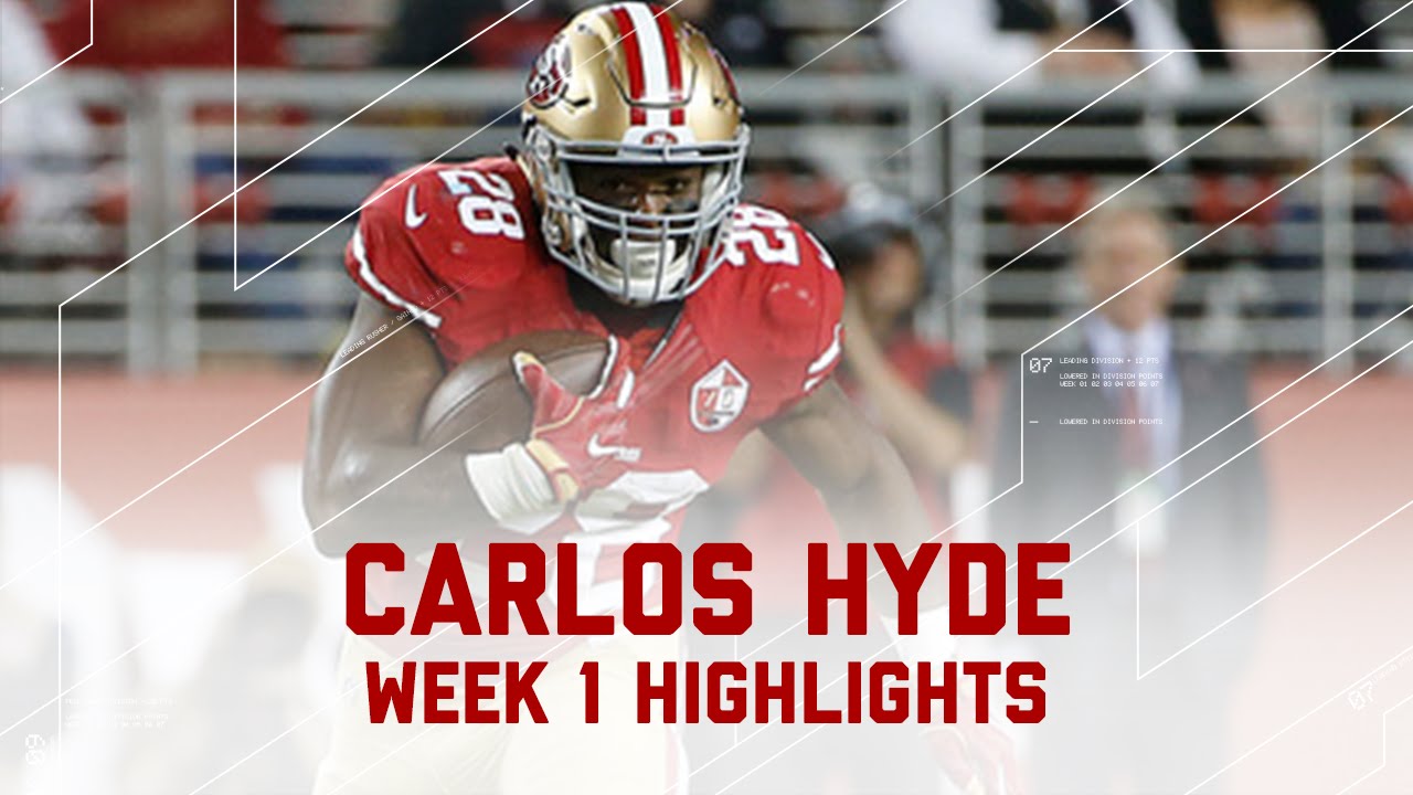 Every Carlos Hyde Run | Rams vs. 49ers | NFL Week 1 Player Highlights