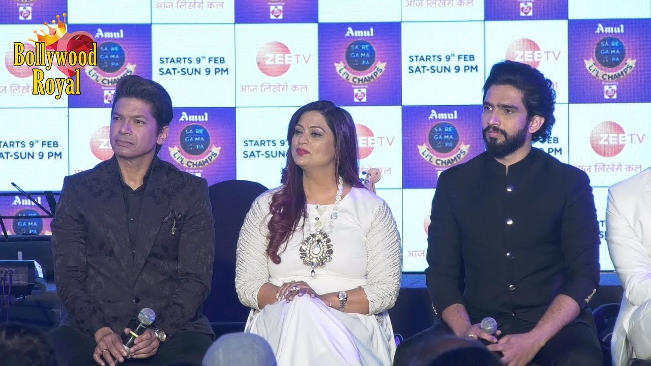 Judges Shaan, Richa Sharma, Amaal Mallik At Jamming Session Of ‘Li’l Champs In Concert’ Part -1