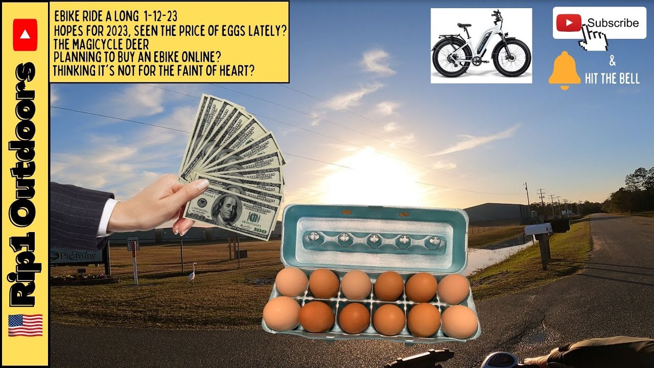 Ebike ride a long Well wishes for 2023 and various topics YouTube