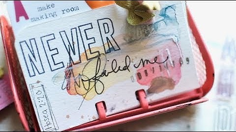 My MemoryDex/Rolodex & New Alpha Stamp!