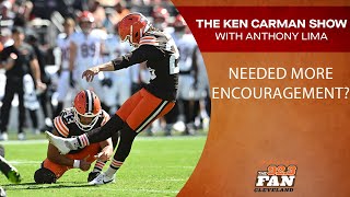 Should the Browns have given Andre Szmyt more encouragement after his missed kicks