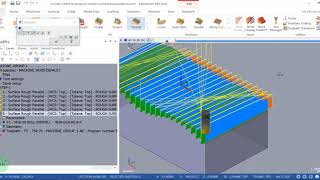 Surface 3d parallel rough tool path