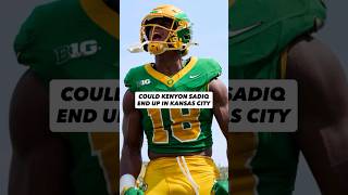 Could Kenyon Sadiq end up at the Chiefs? #nfl #nflpodcast #nfldraft #cfb