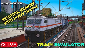 12391 SHRAMIJEEVI SF EXPRESS LIVE RAILWORKS..#indianrailways #railworks #gaming #live