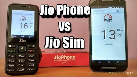 Speed test comparison Jio phone vs Jio 4G Sim | Shocking results 😱 ✓