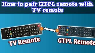 Make setup box remote work as TV remote || How to pair GTPL setup box remote with TV remote