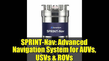 SPRINT-Nav: Advanced Navigation System for AUVs, USVs & ROVs | High-Precision Subsea Tech