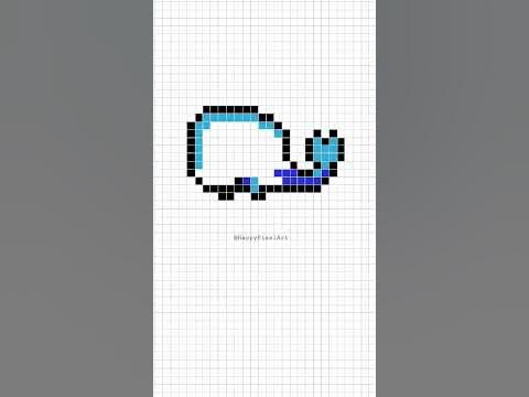 What does a blue whale look like? #pixelart #minecraft #drawing - YouTube